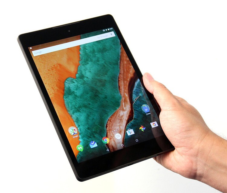 Google nexus 9's high resolution screen