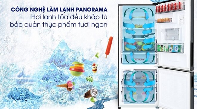 Tủ lạnh Panasonic ngăn đá dưới