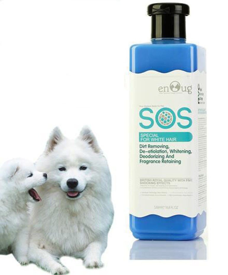 SOS Special for white hair dog shampoo