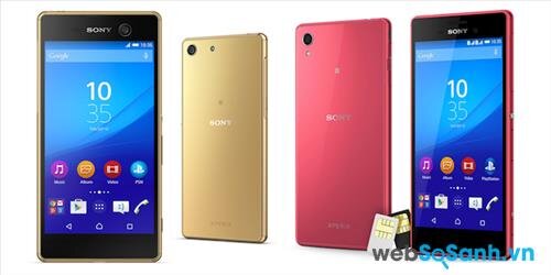 Hai mẫu smartphone Xperia M4 Aqua và Xperia M5 đều được Sony cài sẵn hệ điều hành Android Lollipop với giao diện người dùng của hãng