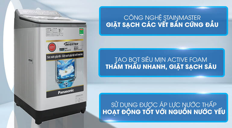 Máy giặt 9.5 Kg Panasonic NA-FS95X7LRV