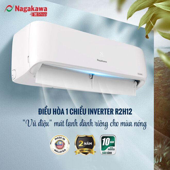 Điều hòa Nagakawa NIS-C09R2H12 với vũ điệu mát lạnh dành riêng cho mùa nóng