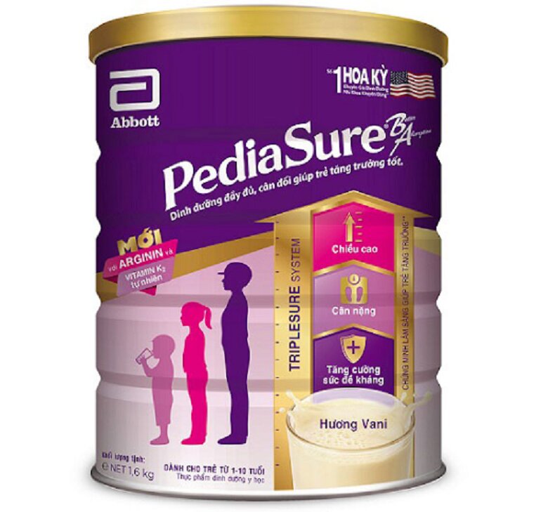 Giá sữa Pediasure 400g, 850g, 1.6kg bao nhiêu tiền?