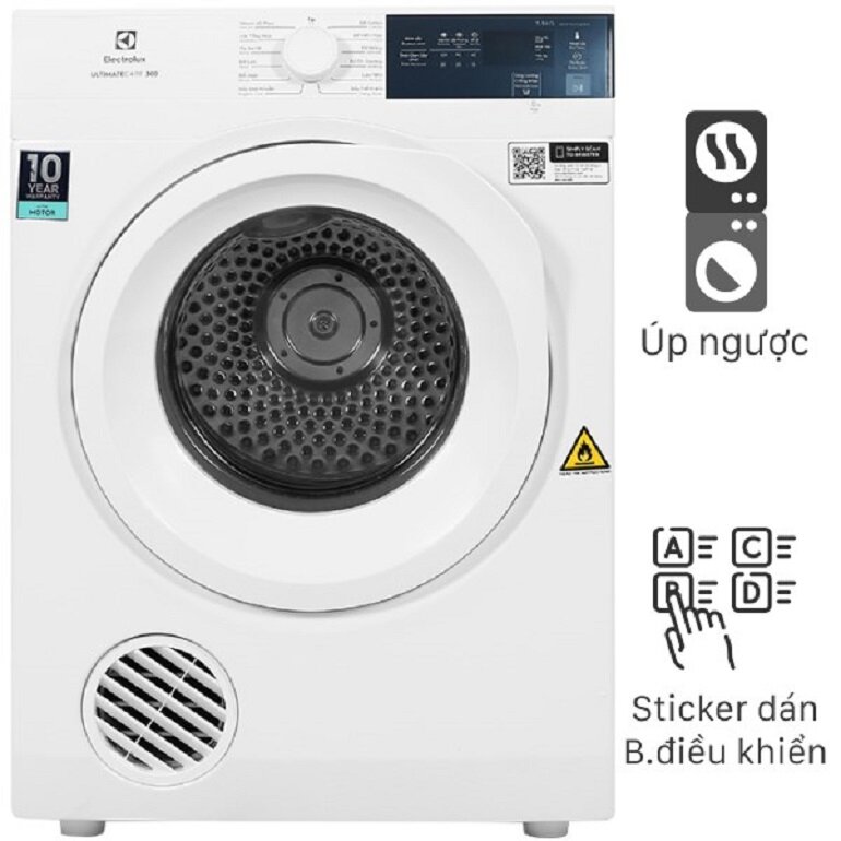 Máy sấy Electrolux 7.5kg EDV754H3WB