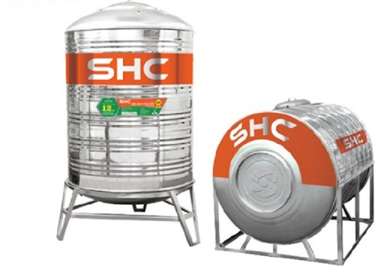 Review chi tiết bồn nước ngang inox Shc500n