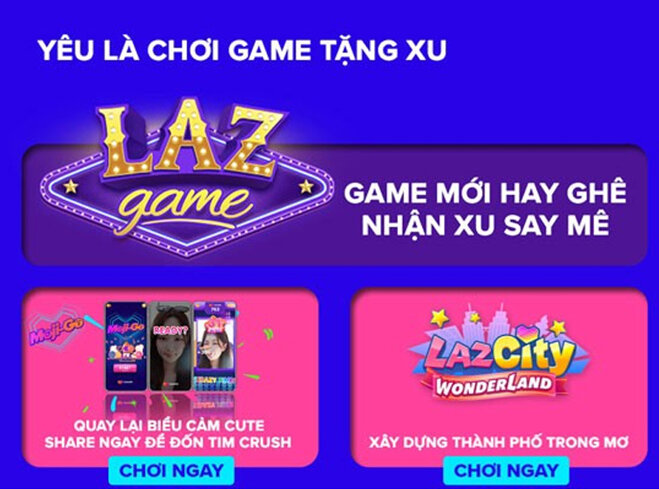 Đại tiệc giảm giá 11/11 Lazada game