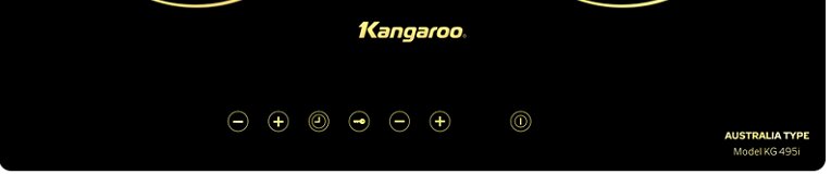 Bếp hồng ngoại âm 2 vùng nấu Kangaroo KG495I