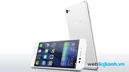 Điện thoại Lenovo S90 có thiết kế nguyên khối thanh thoát