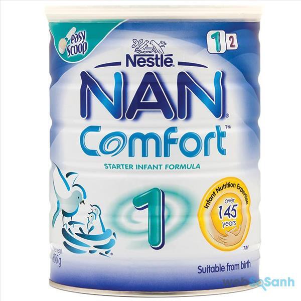 Sữa cho trẻ tiêu cháy Nan Comfort