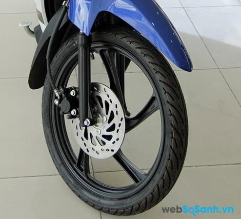 Vành đúc mới trên phiên bản Suzuki Viva 115 fi Vành đúc mới trên phiên bản Suzuki Viva 115 fi