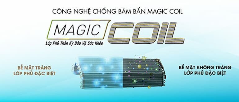 Công nghệ chống bám bẩn Magic coil độc quyền