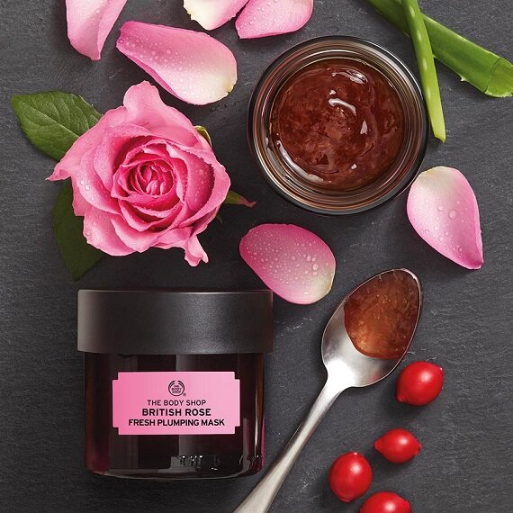 British Rose Fresh Plumping Mask - Tươi trẻ làn da cùng hoa hồng