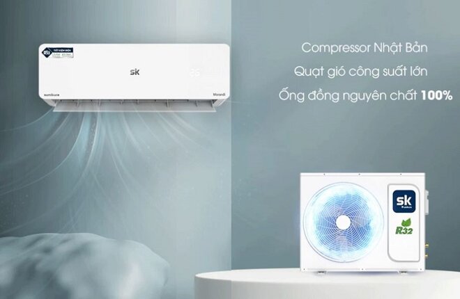 Không cần Inverter điều hòa Sumikura APS/APO-120/Morandi vẫn đủ 