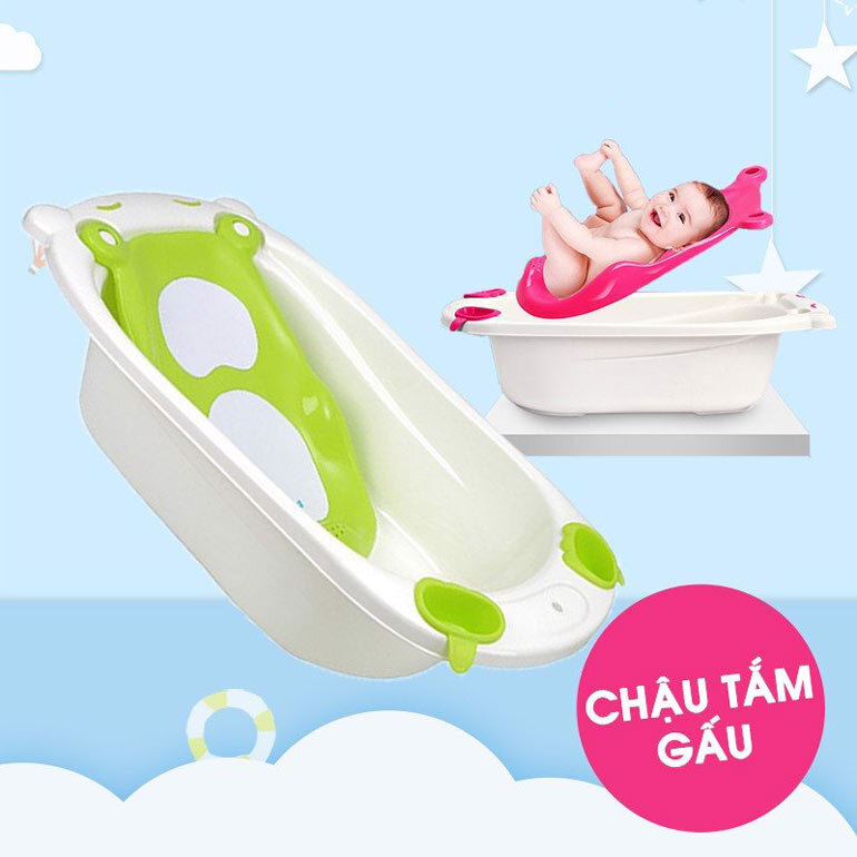 Chậu tắm hình gấu Babyhop