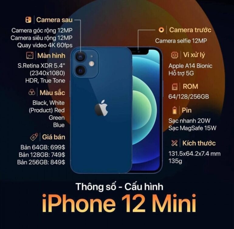 Cấu hình iphone 12 Mini mạnh mẽ như thế nào? | websosanh.vn Cấu Hình Iphone 12 Mini Mạnh Mẽ Như Thế Nào? | Websosanh.Vn