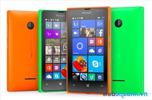 Microsoft Lumia 532 có thiết kế vuông vắn khá giống dòng Asha