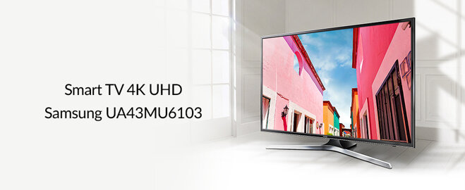 Smart Tivi 4K Samsung 43 inch UA43MU6103