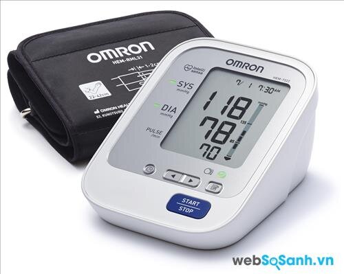 Nên mua máy đo huyết áp Omron nào: máy đo huyết áp Omron 7322