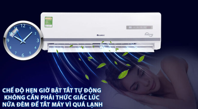 Chế độ bật tắt hẹn giờ tự động rảnh tay