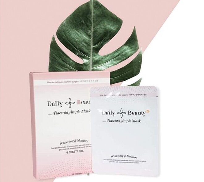 Mặt nạ nhau thai cừu Daily Beauty Placenta AmPle Mask.