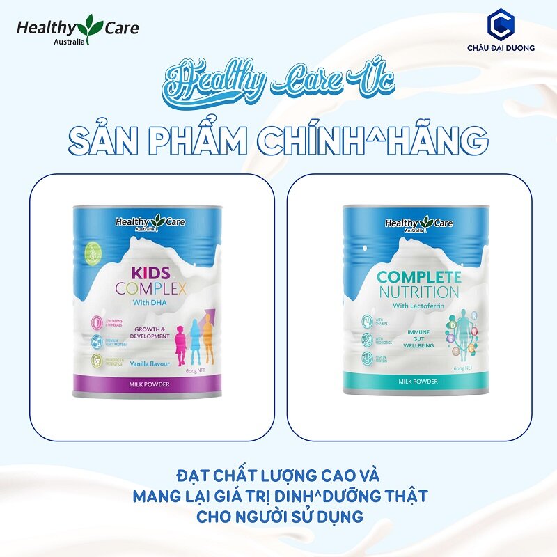 Review sữa Healthycare Úc 