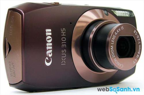 Máy ảnh compact Canon IXUS 310 HS có thiết kế đẹp và lạ mắt