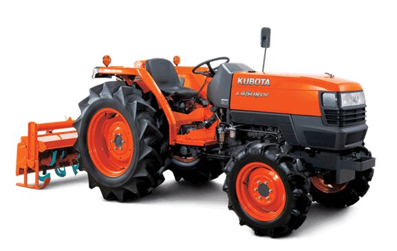 Kubota L4508 rất nhỏ gọn nên tiết kiệm nhiên liệu tối đa