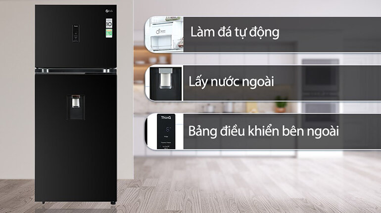 Tủ lạnh LG 374 lít Inverter GN-D372BLA