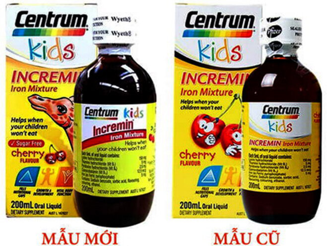 Centrum Kid của Úc mẫu mới với hình hươu cao cổ