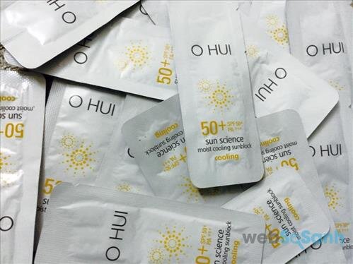 Kem chống nắng OHUI Sun science moist cooling sunblock