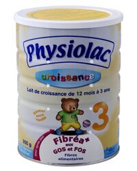 Sữa bột Physiolac Croissance số 3 - hộp 900g (dành cho trẻ từ 1 - 3 tuổi)