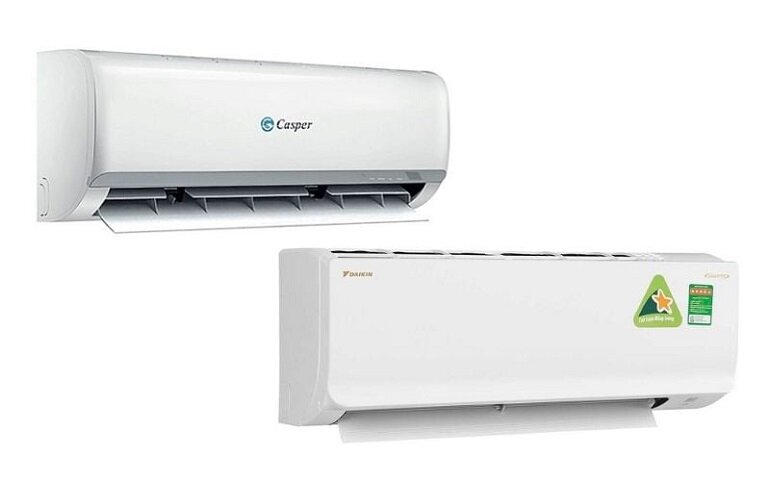 so sánh điều hoà Daikin và Casper