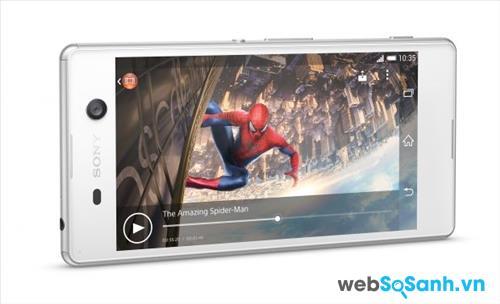 Xperia M5 có màn hình độ phân giải cao cùng với việc sử dụng công nghệ Mobile BRAVIA Engine 2 giúp bạn có những trải nghiệm hình ảnh tuyệt vời Xperia M5 có màn hình độ phân giải cao cùng với việc sử dụng công nghệ Mobile BRAVIA Engine 2 giúp bạn có những trải nghiệm hình ảnh tuyệt vời