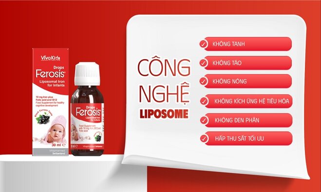 Chọn sắt chuẩn cho con: Tìm hiểu Ferosis và công nghệ Liposome đột phá!