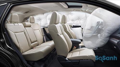 Hệ thống túi khí an toàn trên Honda CR-V 2016