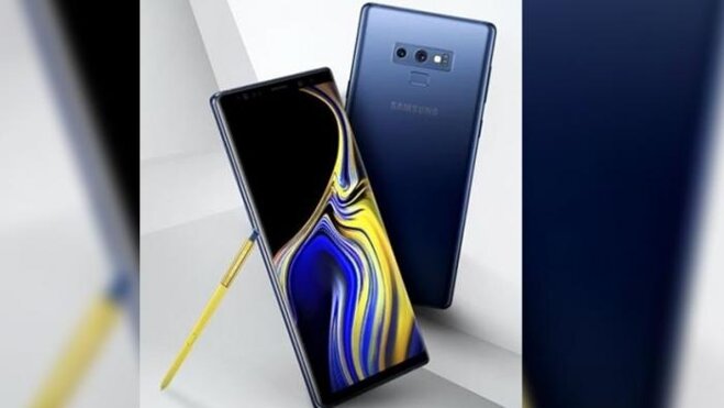 Màn hình Samsung Note 9 khá tương tự với Note 8