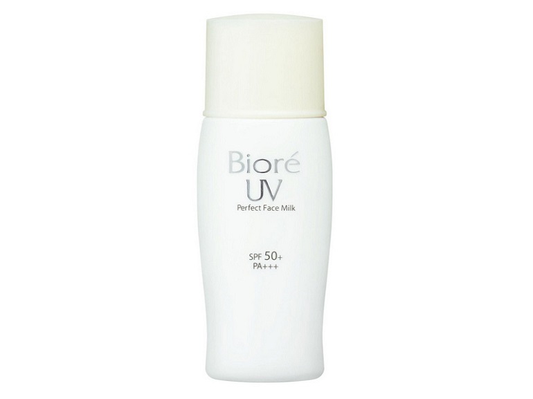 Kem chống nắng vật lý Biore UV Perfect Face Milk SPF50 PA++