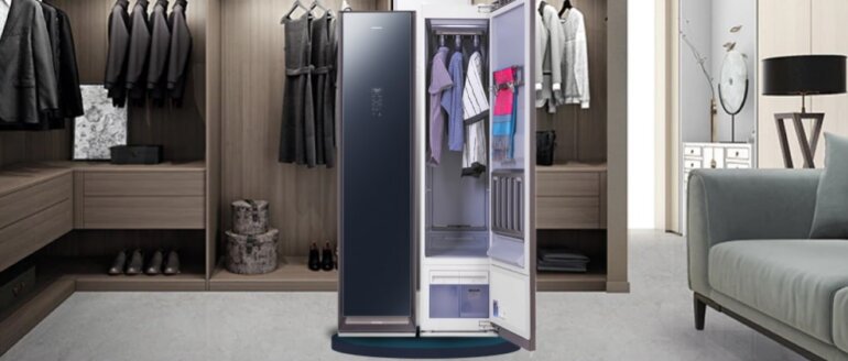 tủ chăm sóc quần áo tủ thông minh Samsung