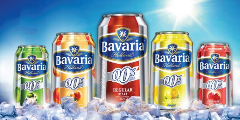 Bia không cồn Bavaria - Giá tham khảo: 25.000 vnđ/ lon 330ml