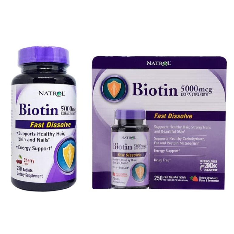 Thành phần an toàn của viên uống chức năng mọc tóc Biotin