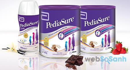 Sữa Pediasure được đánh giá khá cao khi sử dụng cho trẻ biếng ăn, chậm tăng cân.