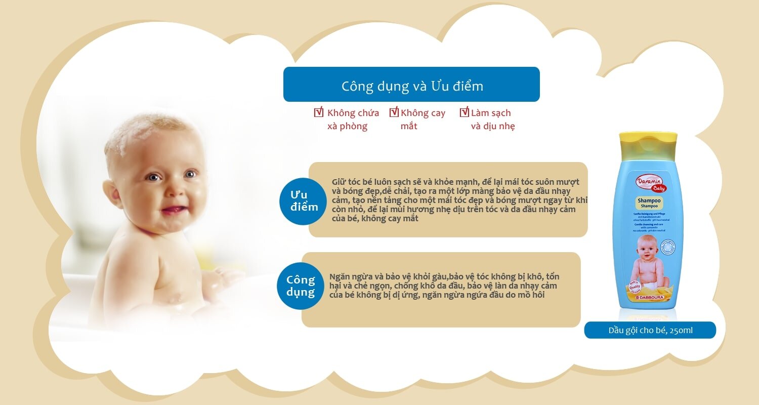 Sữa tắm Daramin Baby