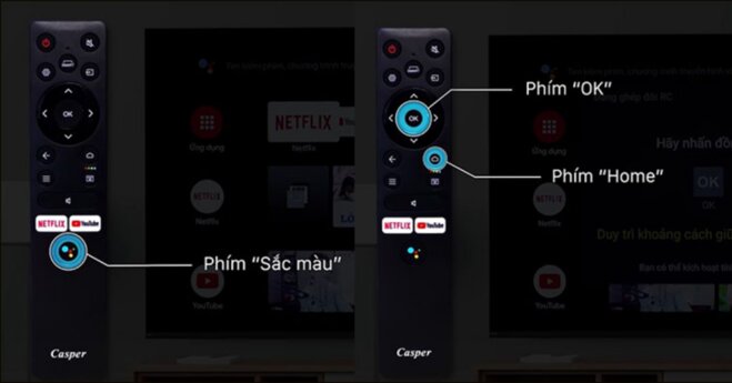 remote tivi Casper không nhận giọng nói