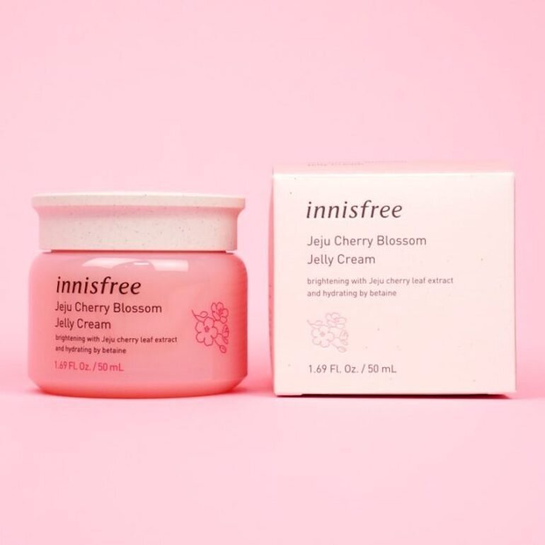 Kem dưỡng ẩm Innisfree màu hồng Innisfree Jeju Cherry Blossom Cream Jelly Cream
