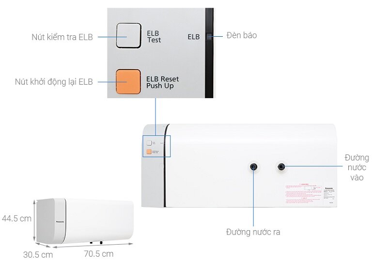 Máy nóng lạnh Panasonic DH-30HBM 30 lít 