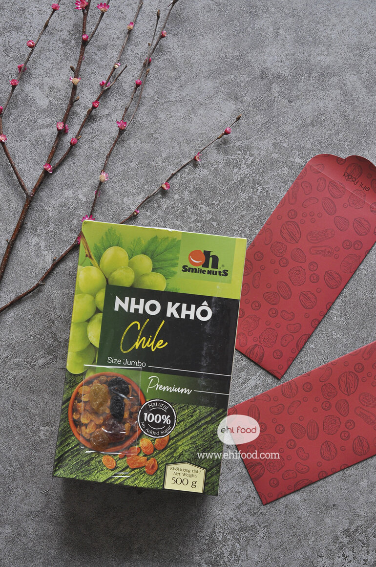 Nho khô mixed 3 màu chile