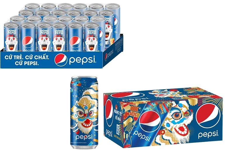 Nước ngọt Pepsi mẫu tết 2023