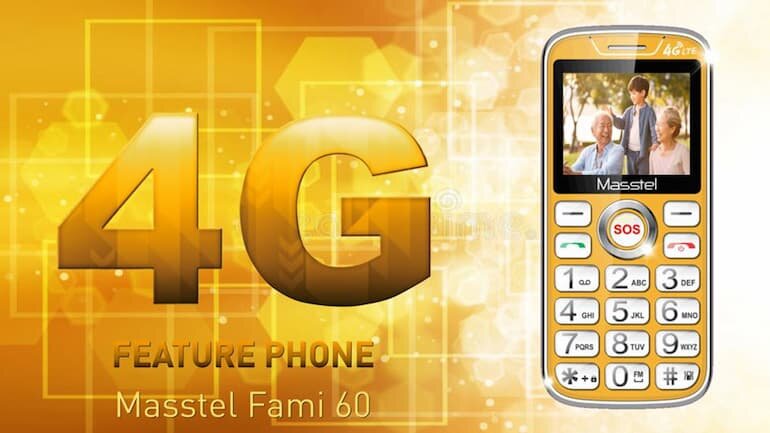 Masstell Fami 60 4G được trang bị công nghệ 4G