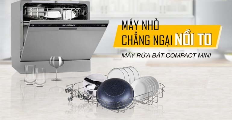 Máy rửa bát Rosieres có xuất xứ từ Pháp Máy rửa bát Rosieres RDCP 8S-04