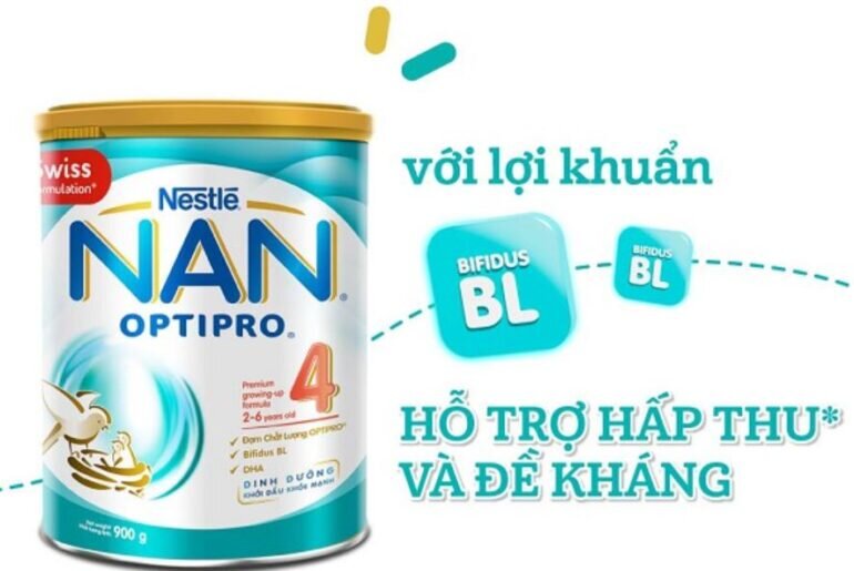 Sữa dành cho trẻ chậm tăng cân Nestlé Nan Optipro 4